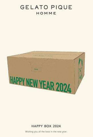 MEN'S SIZEオンラインストア限定 GELATO PIQUE HOMME HAPPY BOX 2024